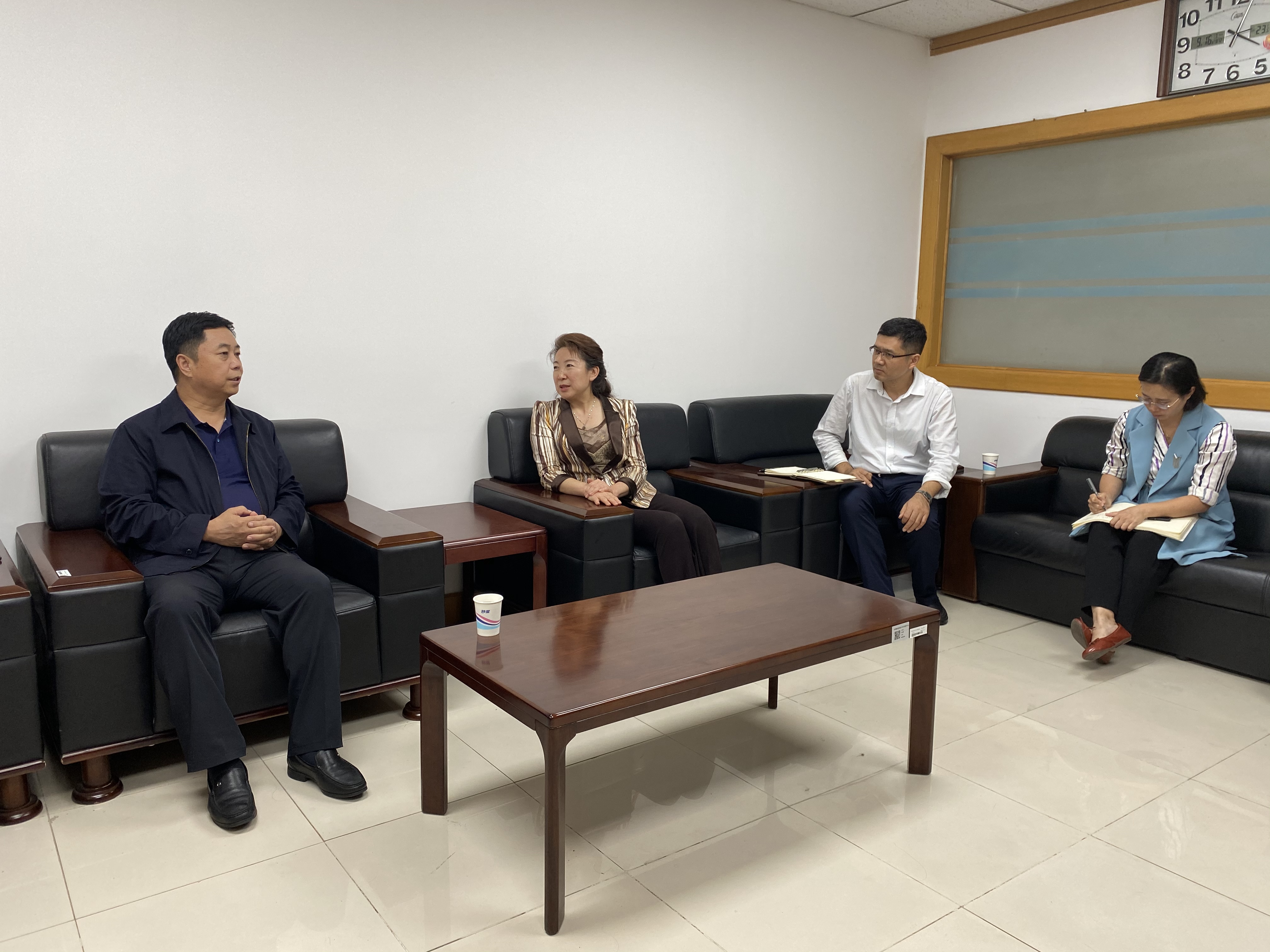 自治区科协党组书记王光强一行赴中国科协有关部门座谈交流