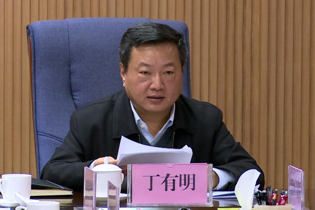 丁有明在总结讲话中对2020年自治区科协深入实施"凝心聚力,创新驱动