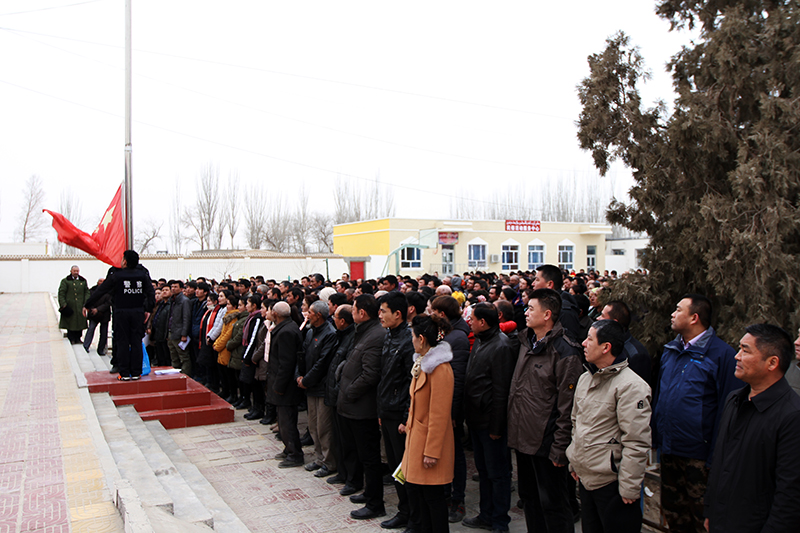 自治区科协2017年访惠聚驻安迪尔乡工作队召开联席会议